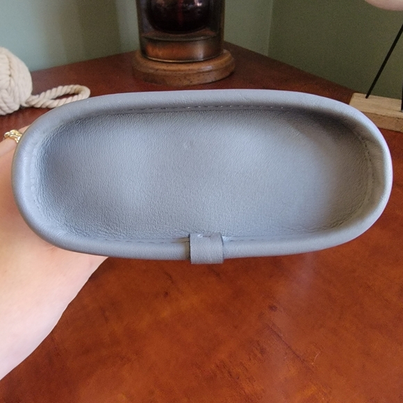 NWT Coach Small Track Flap Crossbody White Gray Colorblock Leather C4160 - Picture 7 of 16